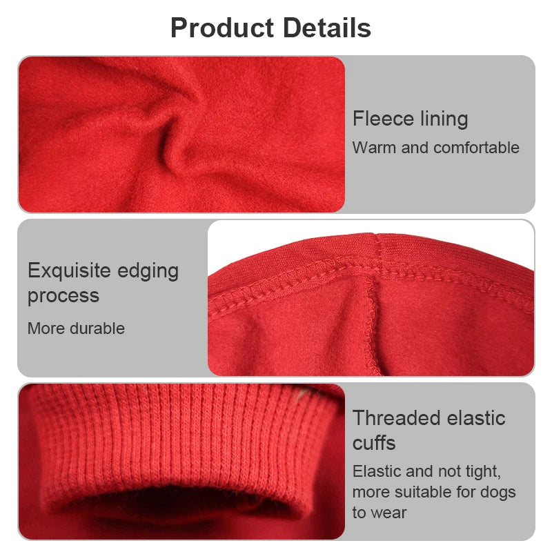 (XS-2XL) Adidog Dog Hoodies Autumn/Winter Sweater