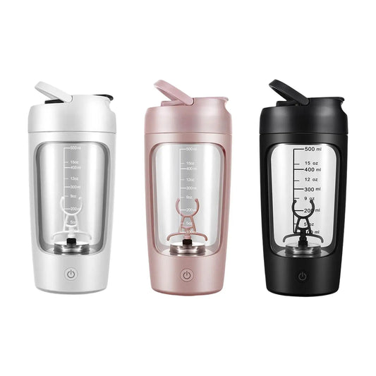 650ml Electric Protein Shaker Bottle USB Rechargeable Blender Self Stirring Bottle Mixer for Workout, Sports, and Travel