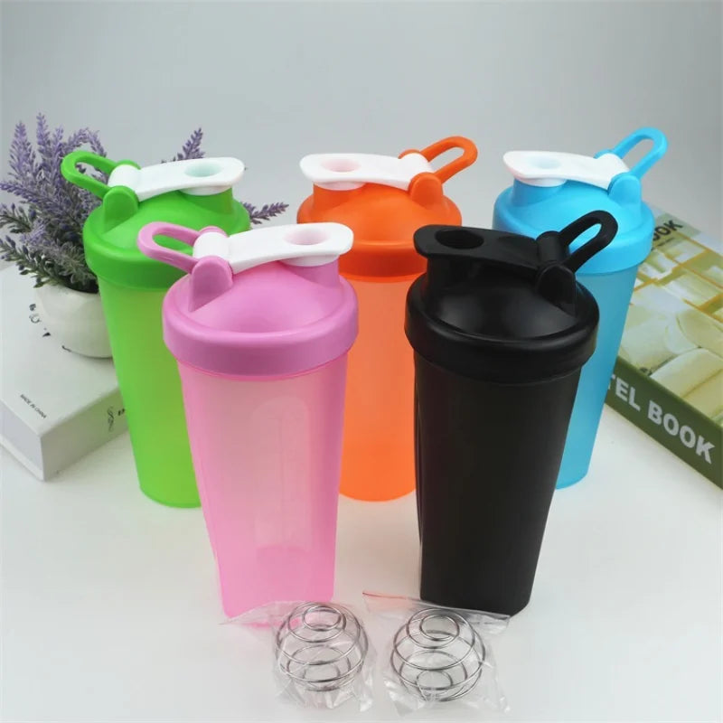 600ml Portable Protein Powder Shaker Bottle