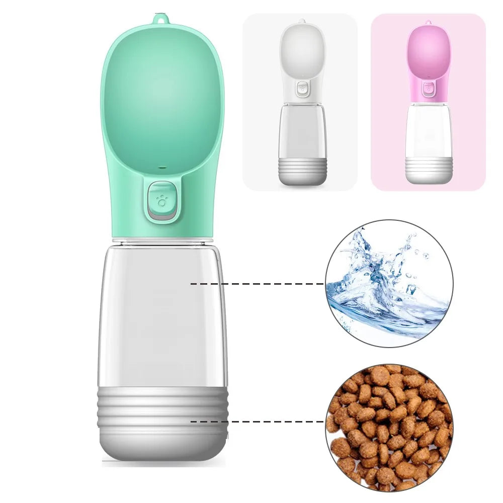 Portable Dog Water and Food Dispenser