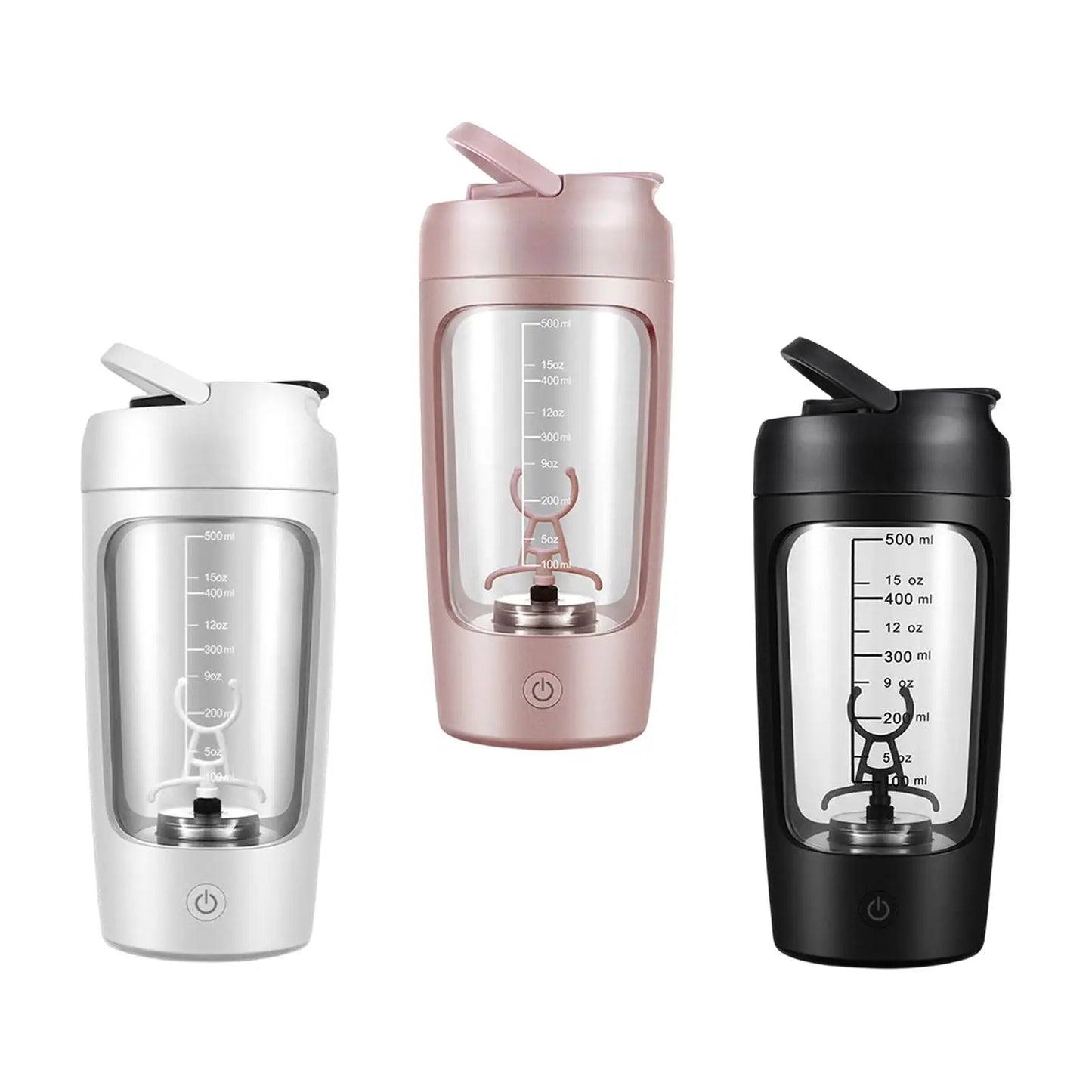 650ml Electric Protein Shaker Bottle USB Rechargeable Blender Self Stirring Bottle Mixer for Workout, Sports, and Travel